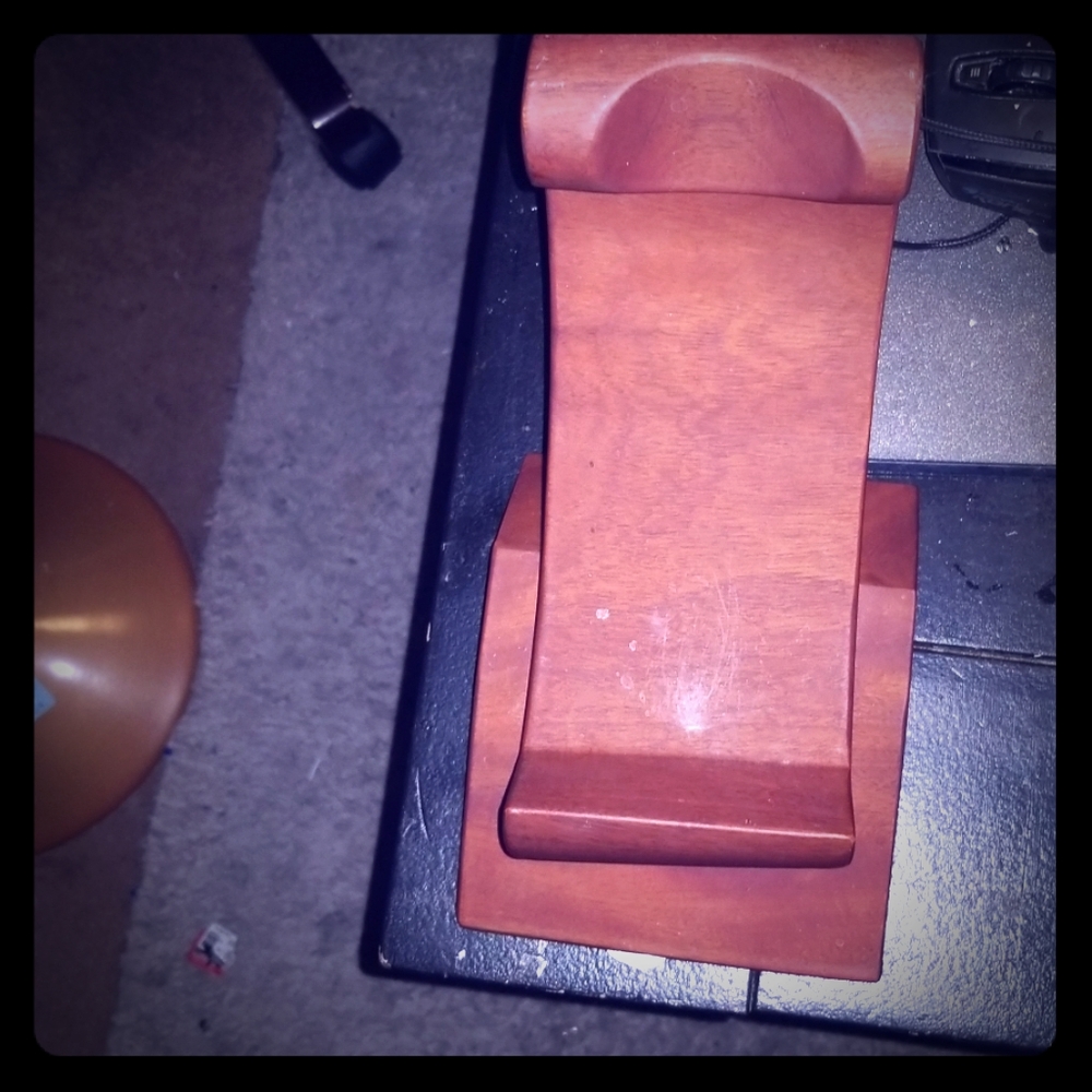 Genuine Barbados mahogany wine stand